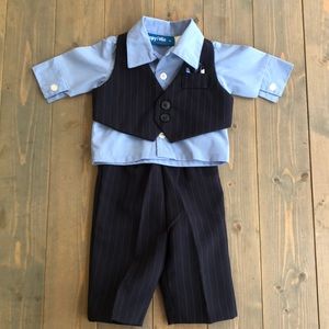 Baby pinstripes suit